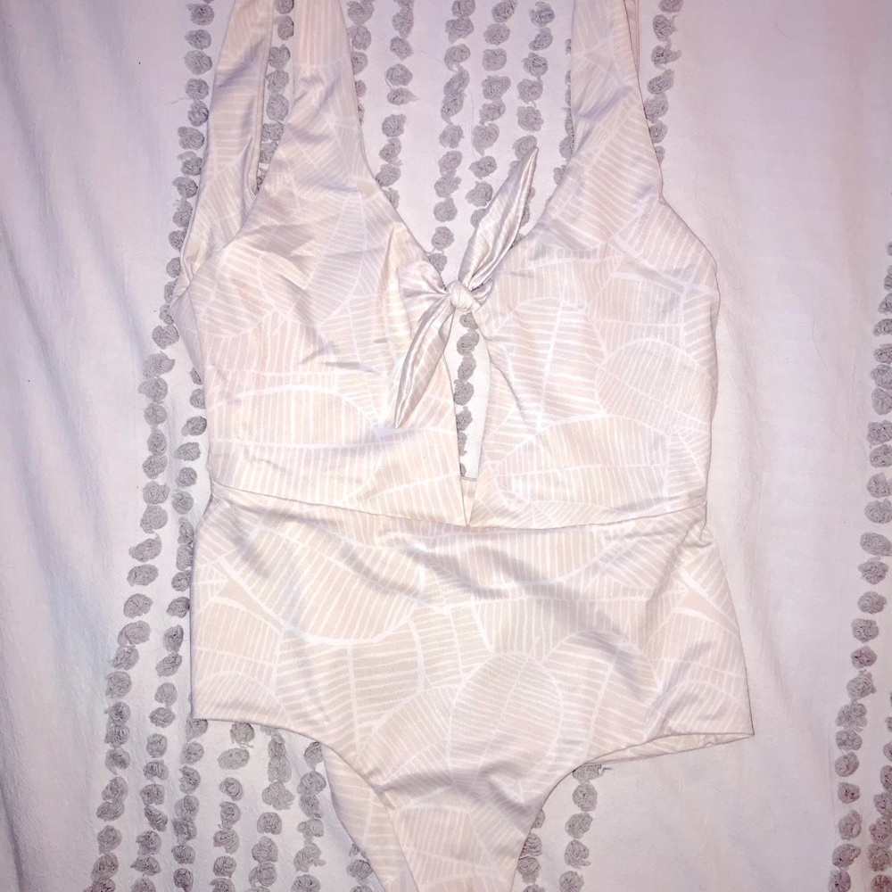 Indigo Swimwear one piece patterned suit.
